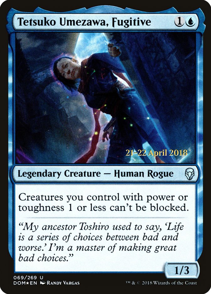 Tetsuko Umezawa, Fugitive [Dominaria Prerelease Promos] | Total Play