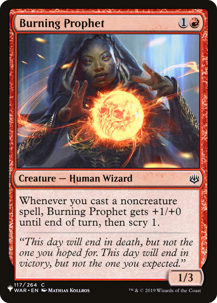 Burning Prophet [The List] | Total Play