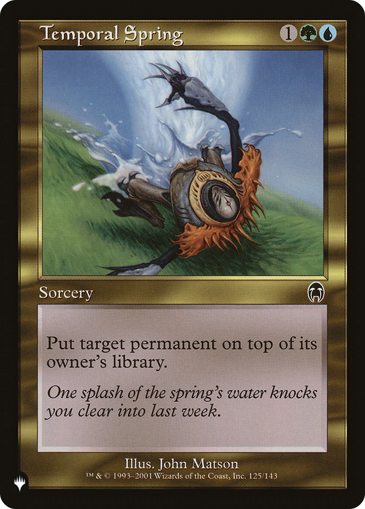 Temporal Spring [The List] | Total Play