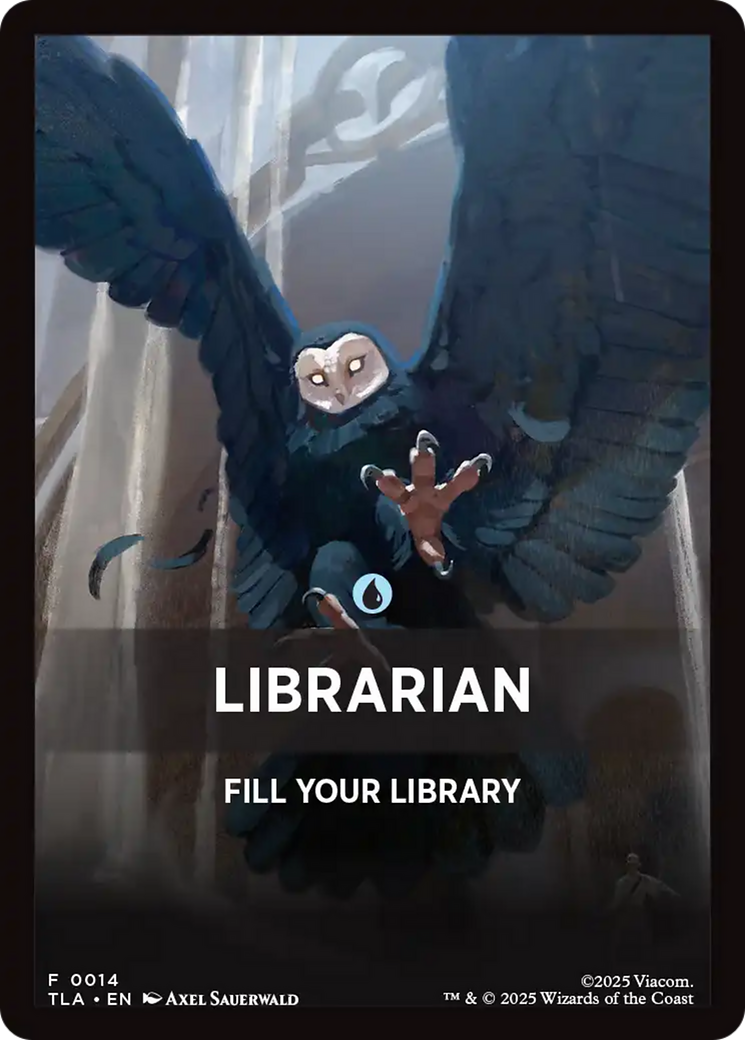 Librarian Theme Card [Avatar: The Last Airbender Tokens] | Total Play