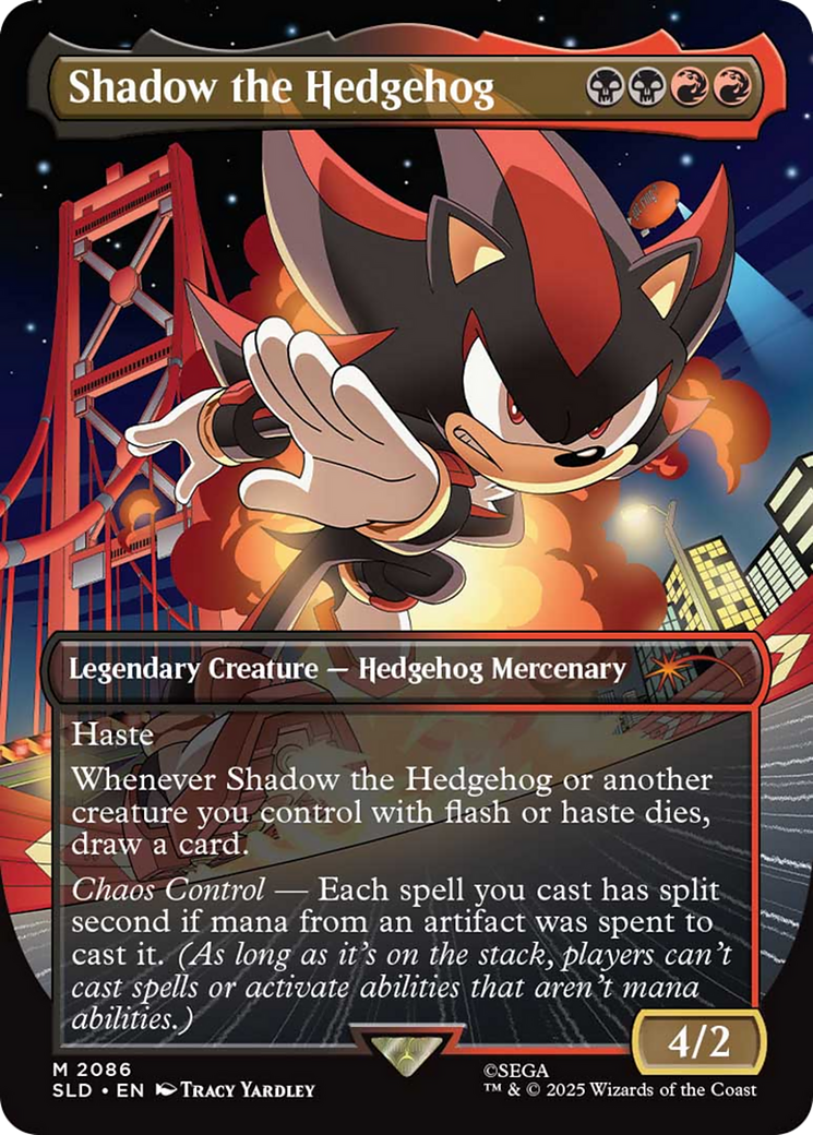 Shadow the Hedgehog (Rainbow Foil) [Secret Lair Drop Series] | Total Play