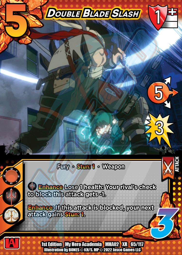 Double Blade Slash [Crimson Rampage XR] | Total Play
