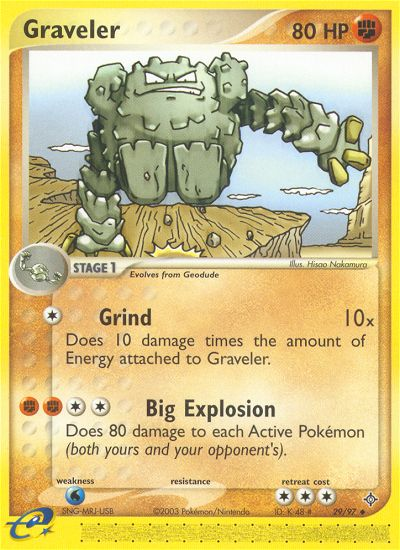 Graveler (29/97) [EX: Dragon] | Total Play