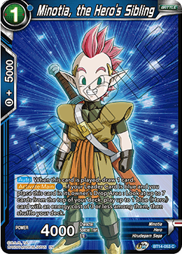 Minotia, the Hero's Sibling (BT14-053) [Cross Spirits] | Total Play
