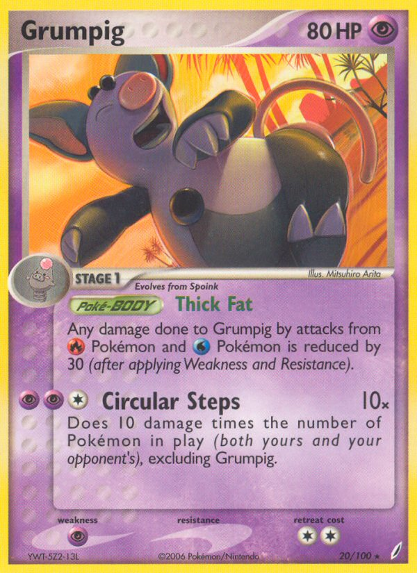 Grumpig (20/100) [EX: Crystal Guardians] | Total Play