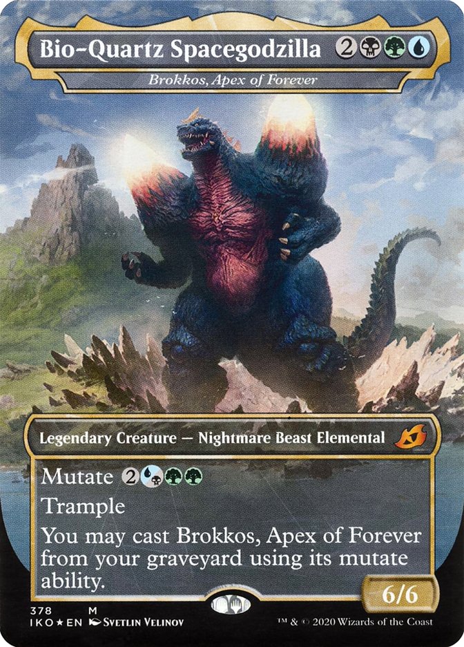 Brokkos, Apex of Forever - Bio-Quartz Spacegodzilla (Godzilla Series) [Ikoria: Lair of Behemoths] | Total Play