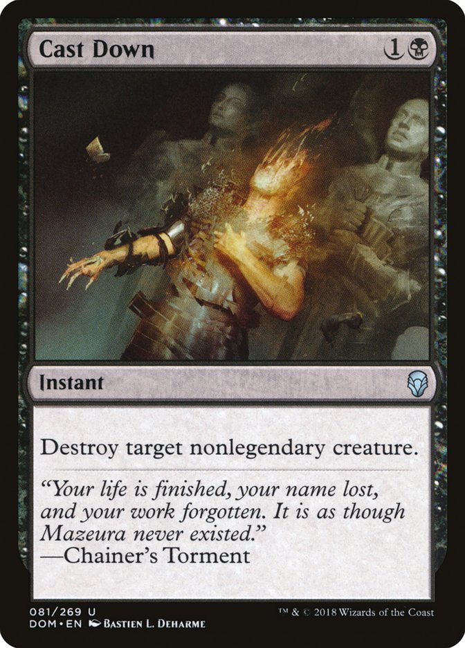Cast Down [Dominaria] | Total Play