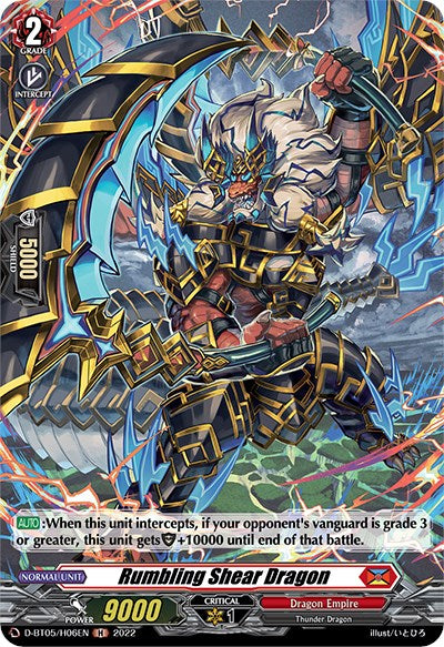 Rumbling Shear Dragon (D-BT05/H06EN) [Triumphant Return of the Brave Heroes] | Total Play