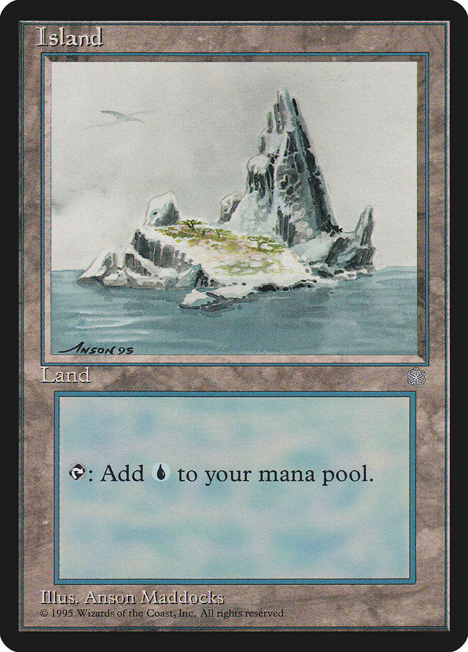 Island (Bird in Top Left / Signature on Left) [Ice Age] | Total Play