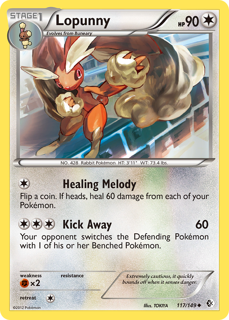 Lopunny (117/149) [Black & White: Boundaries Crossed] | Total Play