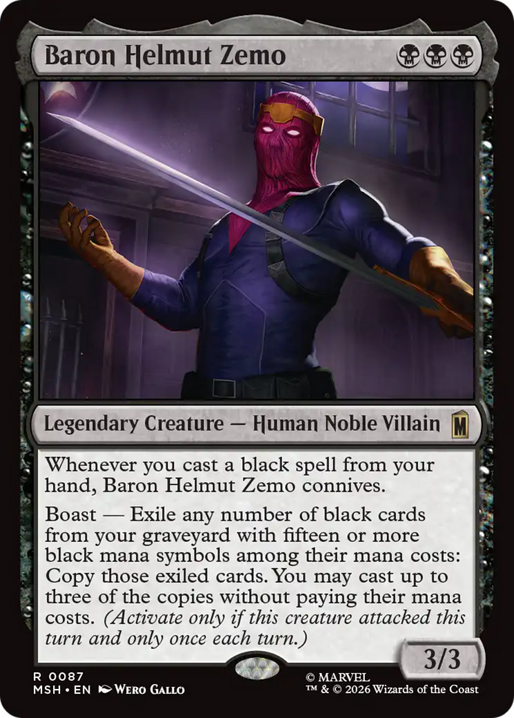 Baron Helmut Zemo [Marvel Super Heroes] | Total Play