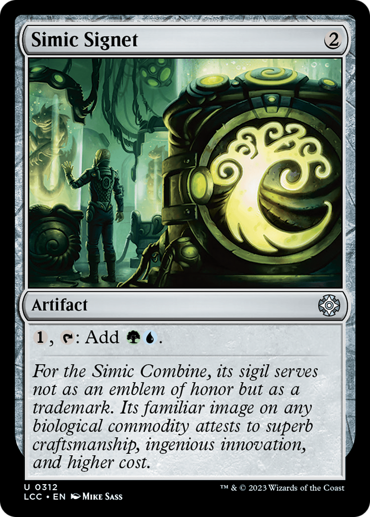 Simic Signet [The Lost Caverns of Ixalan Commander] | Total Play