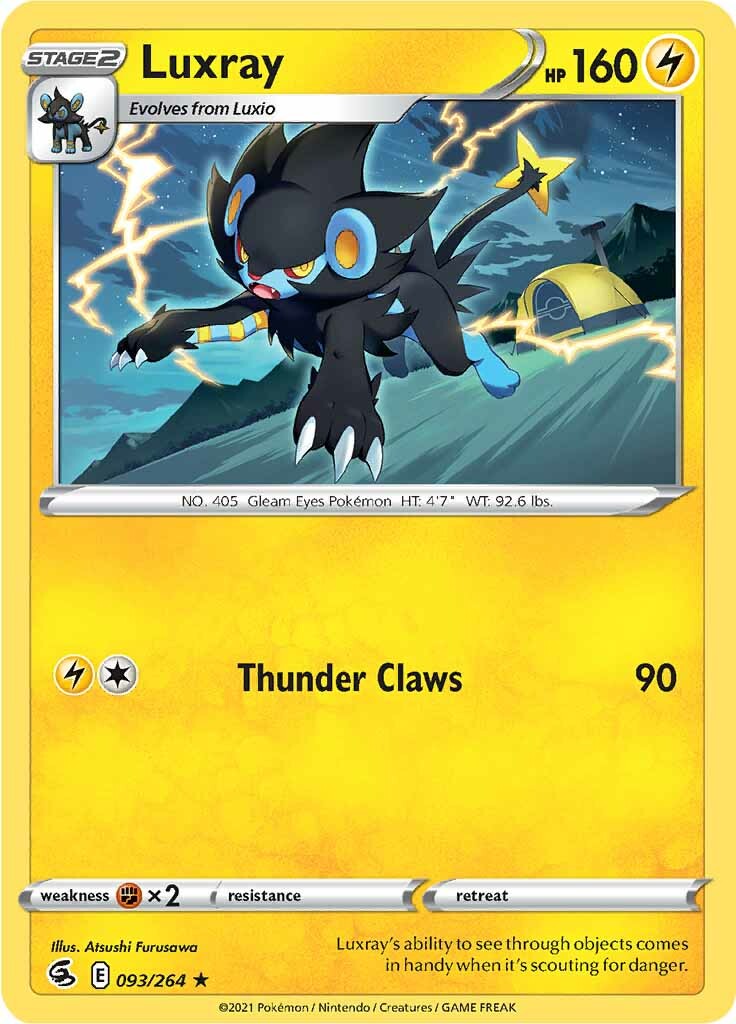 Luxray (093/264) [Sword & Shield: Fusion Strike] | Total Play