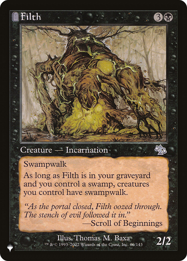 Filth [The List Reprints] | Total Play