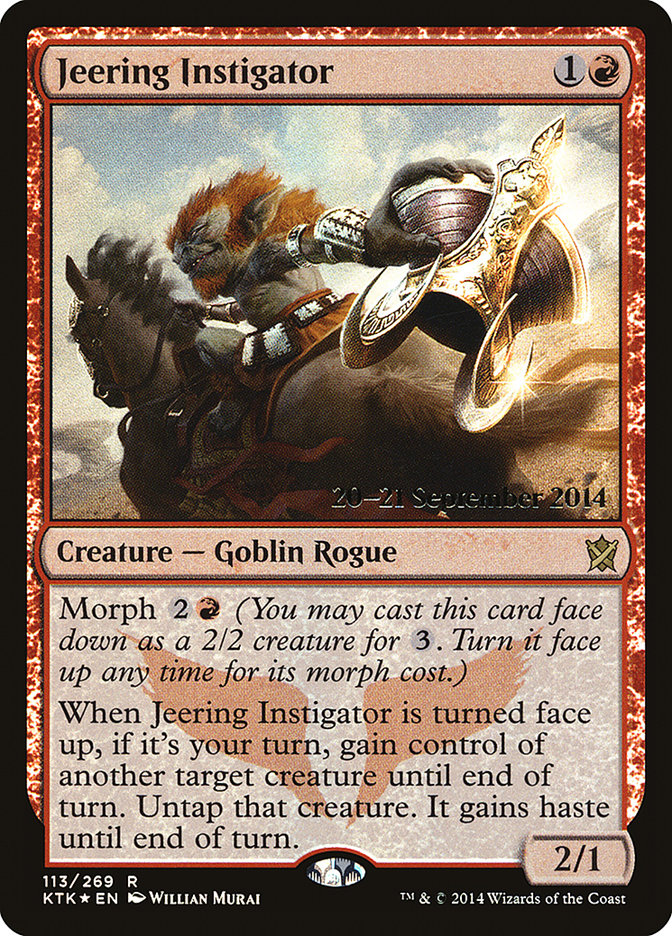 Jeering Instigator [Khans of Tarkir Prerelease Promos] | Total Play