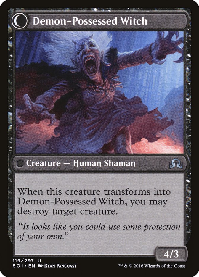 Kindly Stranger // Demon-Possessed Witch [Shadows over Innistrad] | Total Play