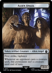 Alien Angel // Mark of the Rani Double-Sided Token [Doctor Who Tokens] | Total Play