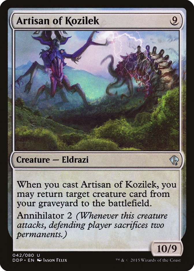 Artisan of Kozilek [Duel Decks: Zendikar vs. Eldrazi] | Total Play