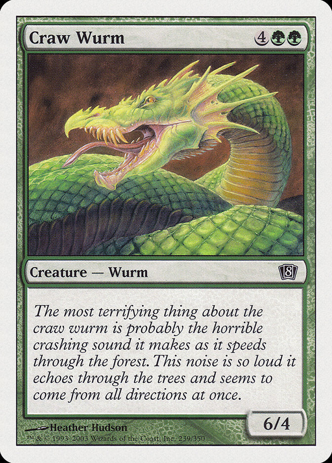 Craw Wurm [Eighth Edition] | Total Play