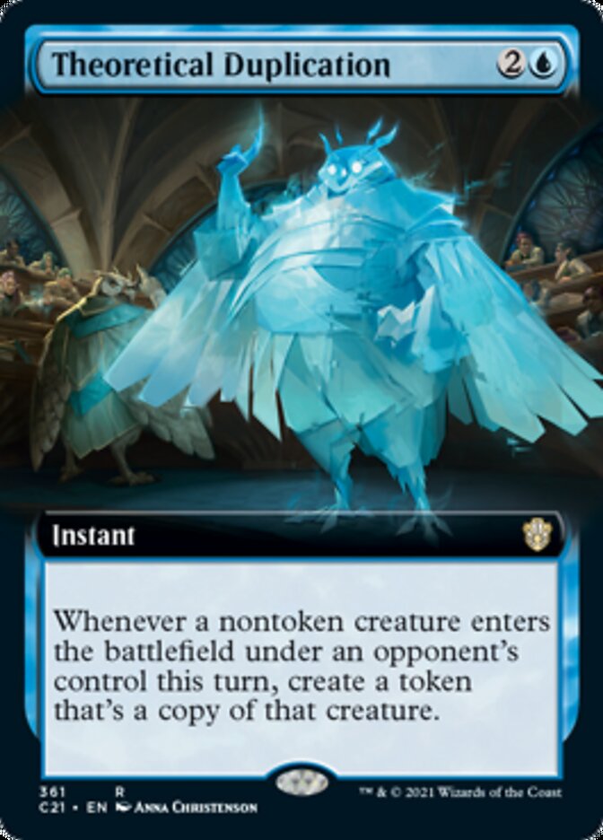 Theoretical Duplication (Extended Art) [Commander 2021] | Total Play