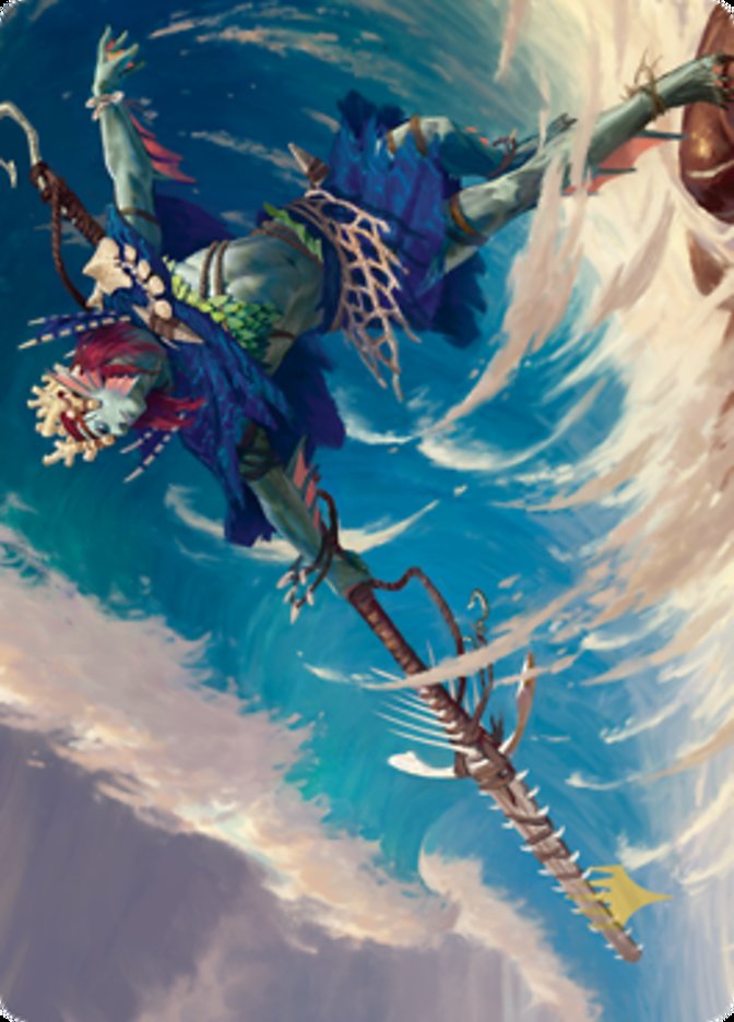Tazeem Roilmage Art Card (Gold-Stamped Signature) [Zendikar Rising Art Series] | Total Play