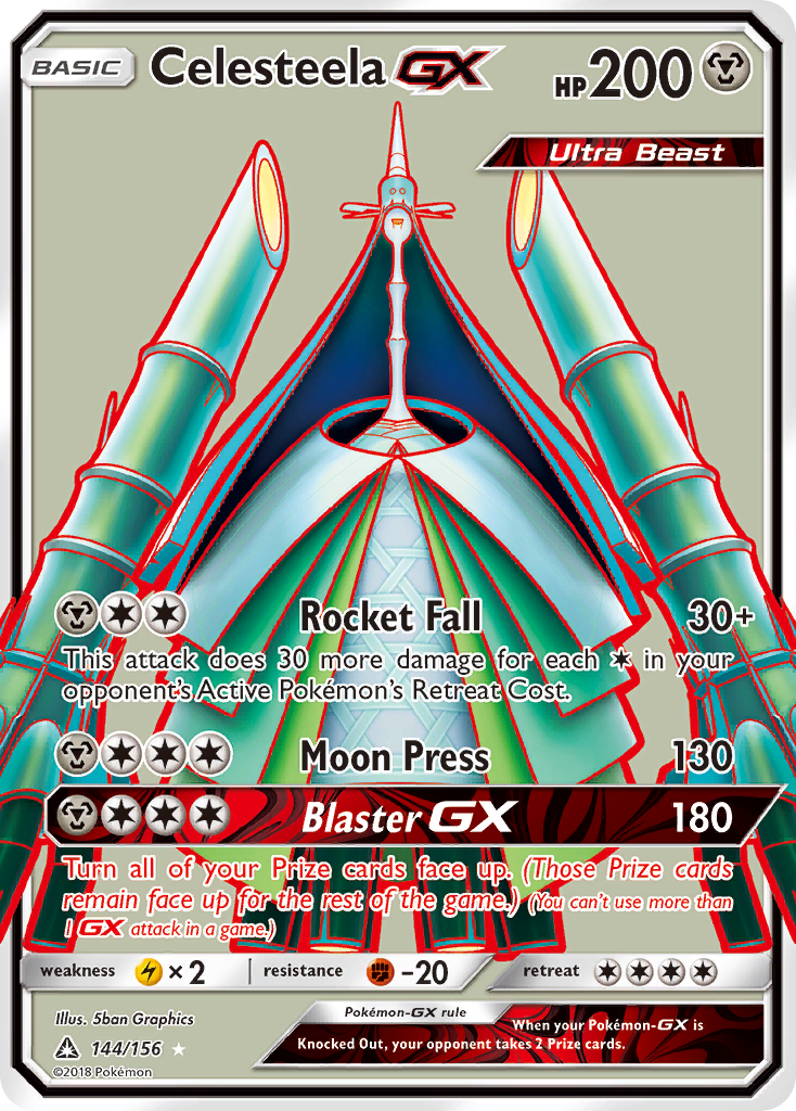 Celesteela GX (144/156) [Sun & Moon: Ultra Prism] | Total Play