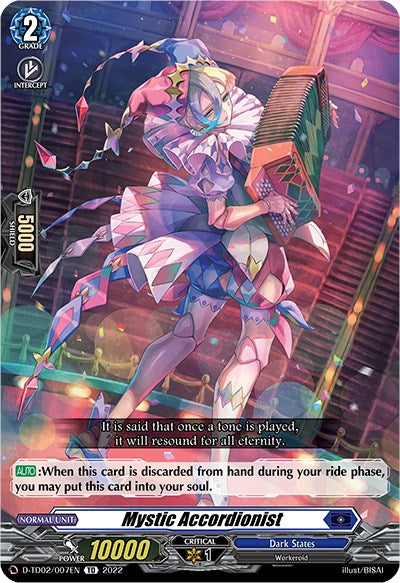 Mystic Accordionist (D-TD02/007EN) [Michiru Hazama -Demonic Jewel Dragon of the Four Flames-] | Total Play