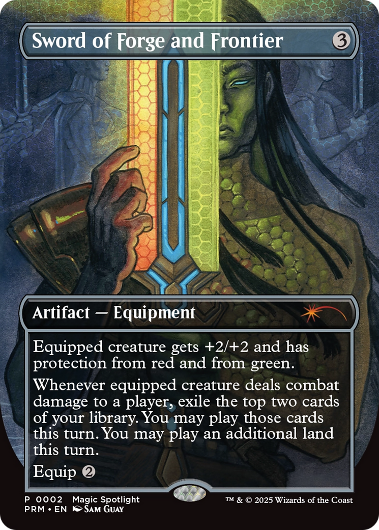 Sword of Forge and Frontier (Borderless) [Wizards Play Network 2025] | Total Play