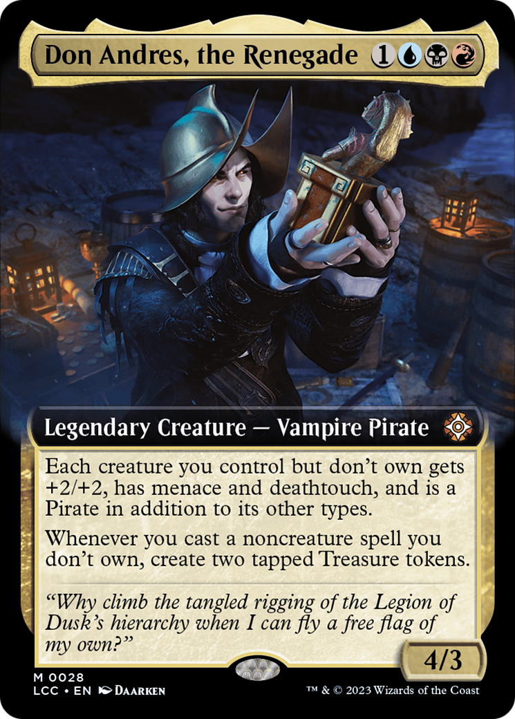 Don Andres, the Renegade (Extended Art) [The Lost Caverns of Ixalan Commander] | Total Play