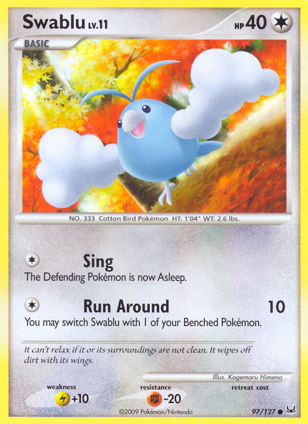 Swablu (97/127) [Platinum: Base Set] | Total Play