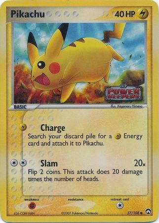 Pikachu (57/108) (Stamped) [EX: Power Keepers] | Total Play