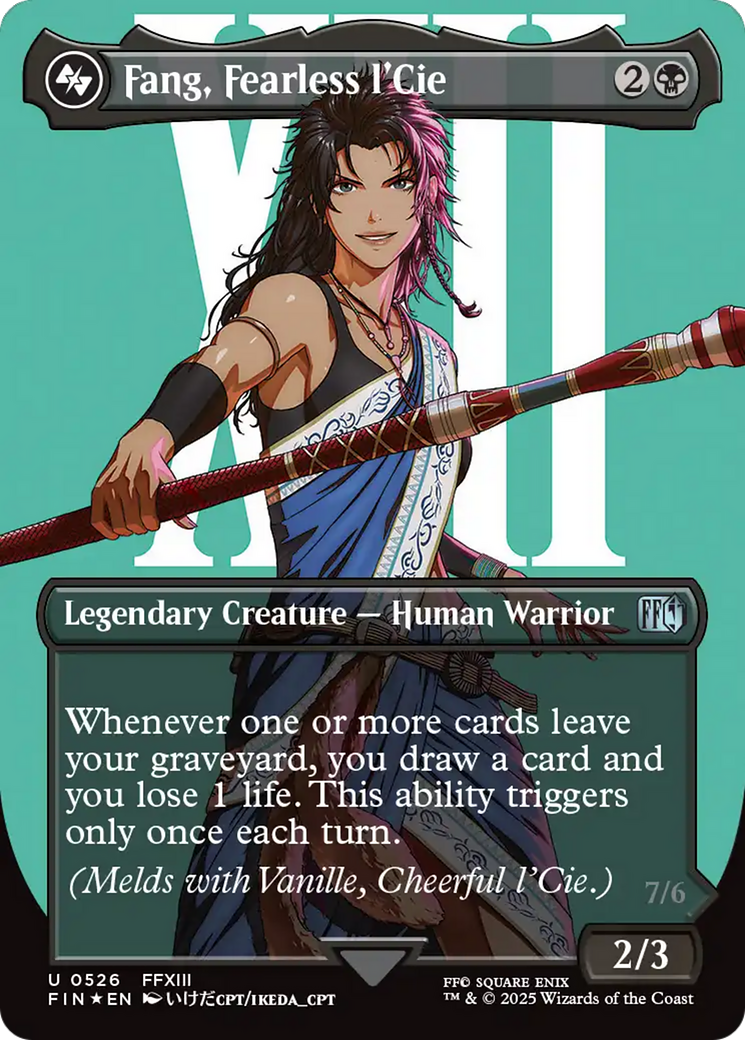 Fang, Fearless l'Cie (Borderless) (Surge Foil) [FINAL FANTASY] | Total Play