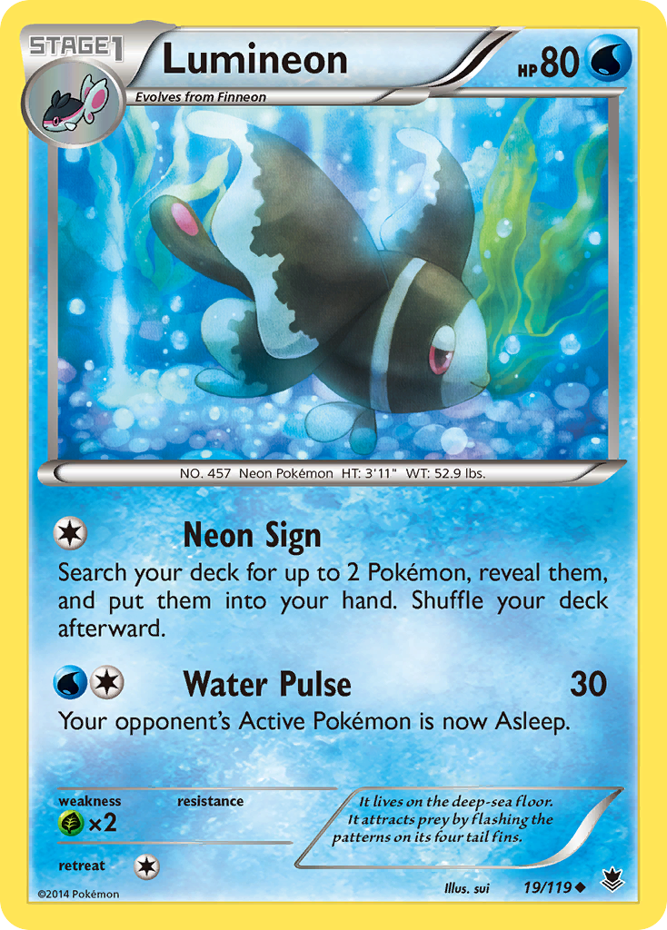 Lumineon (19/119) [XY: Phantom Forces] | Total Play