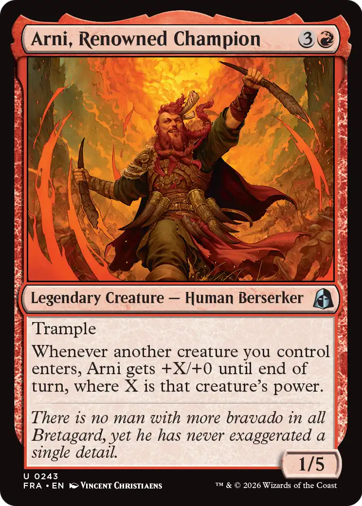 Arni, Renowned Champion [Reality Fracture] | Total Play