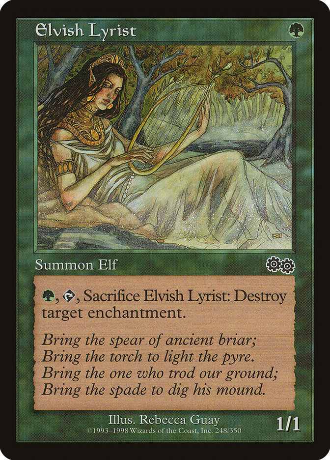 Elvish Lyrist [Urza's Saga] | Total Play