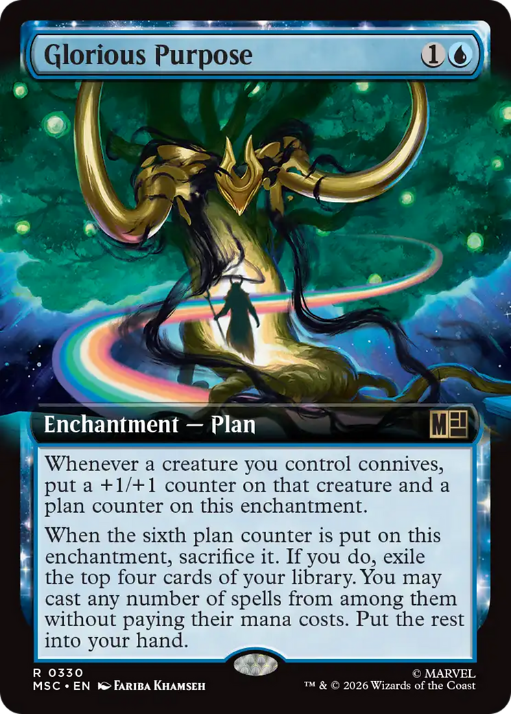 Glorious Purpose (Extended Art) [Marvel Super Heroes Commander] | Total Play