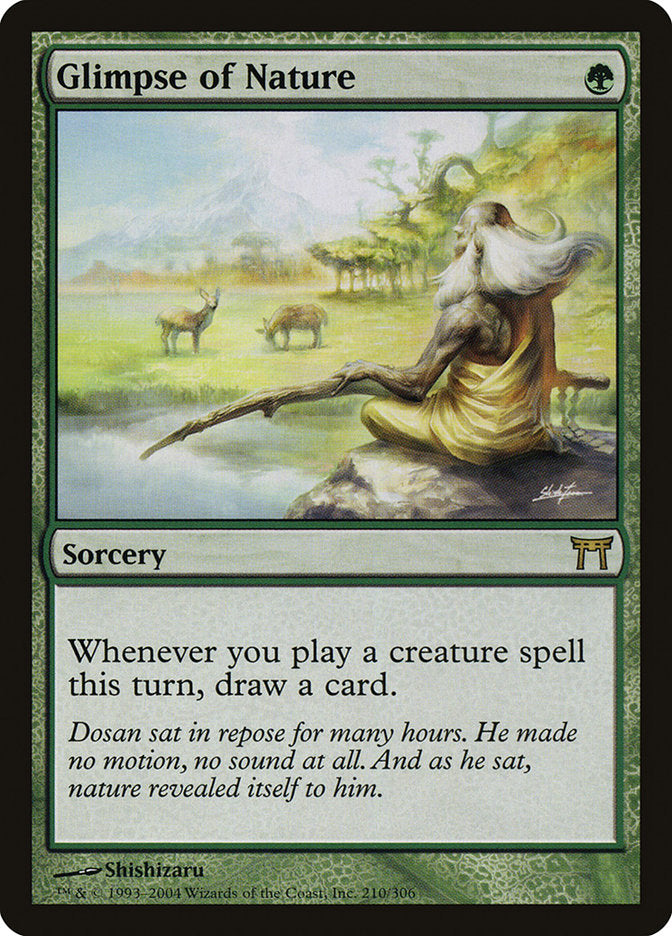 Glimpse of Nature [Champions of Kamigawa] | Total Play