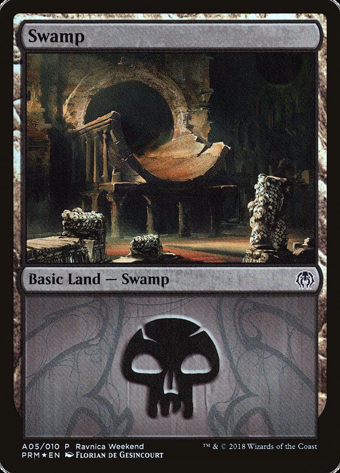 Swamp (A05) [Ravnica Allegiance Ravnica Weekend] | Total Play