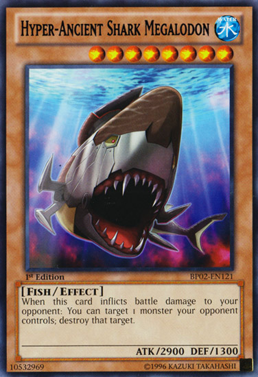 Hyper-Ancient Shark Megalodon [BP02-EN121] Mosaic Rare | Total Play
