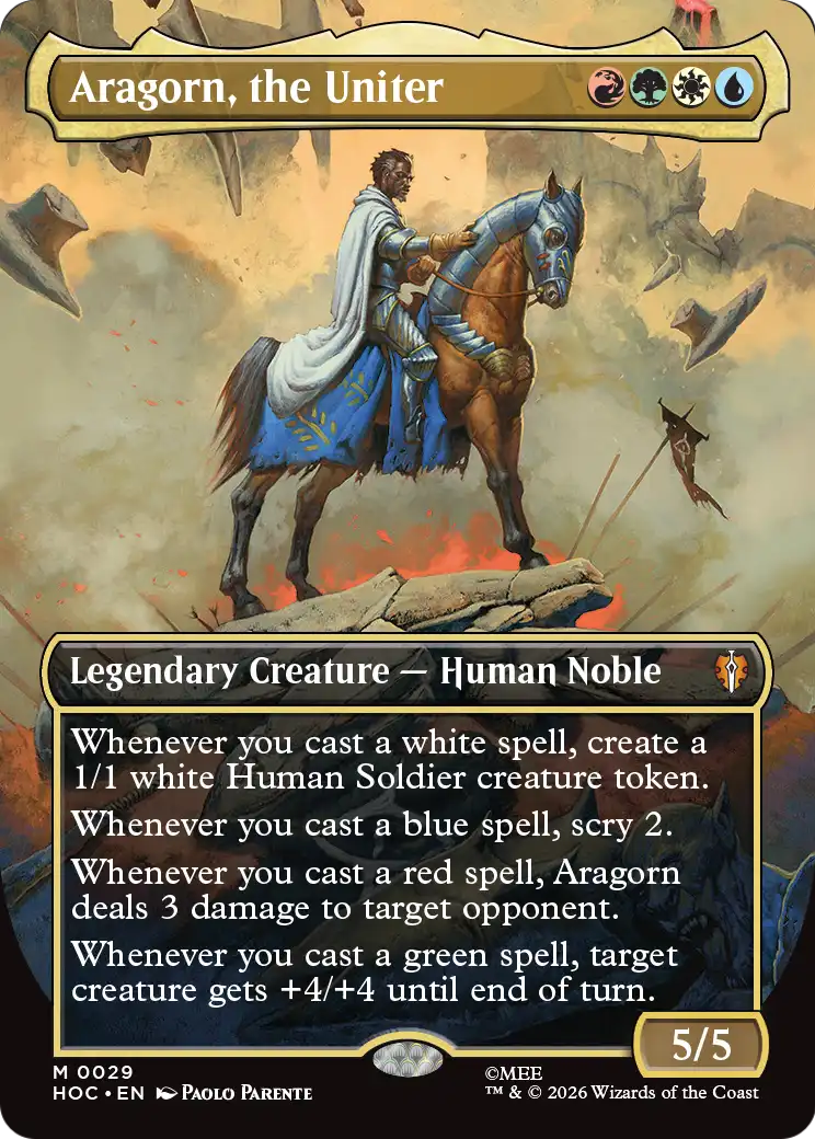 Aragorn, the Uniter (Borderless) [The Hobbit: Eternal-Legal] | Total Play