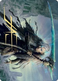 Egon, God of Death Art Card (Gold-Stamped Signature) [Kaldheim Art Series] | Total Play