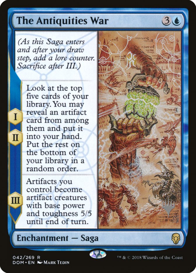 The Antiquities War (Promo Pack) [Dominaria Promos] | Total Play