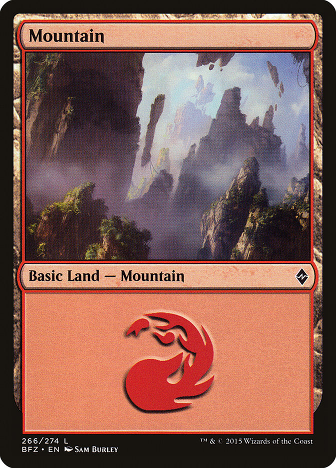 Mountain (266) [Battle for Zendikar] | Total Play