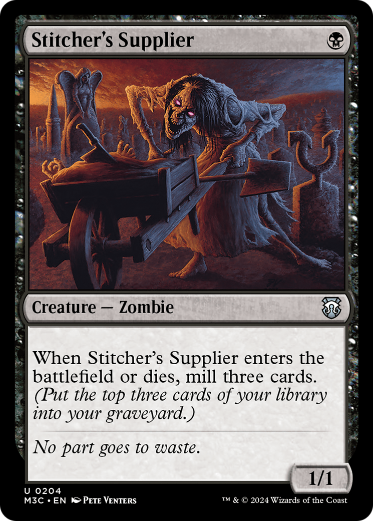 Stitcher's Supplier (Ripple Foil) [Modern Horizons 3 Commander] | Total Play