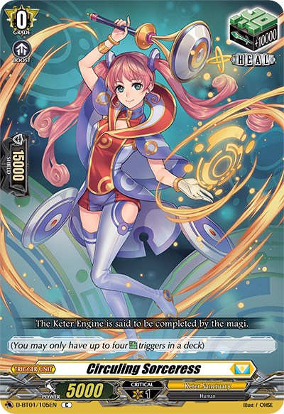 Circuling Sorceress (D-BT01/105EN) [Genesis of the Five Greats] | Total Play