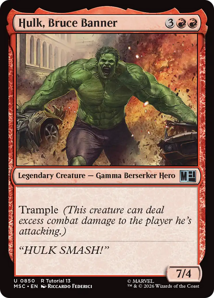 Hulk, Bruce Banner [Marvel Super Heroes Commander] | Total Play