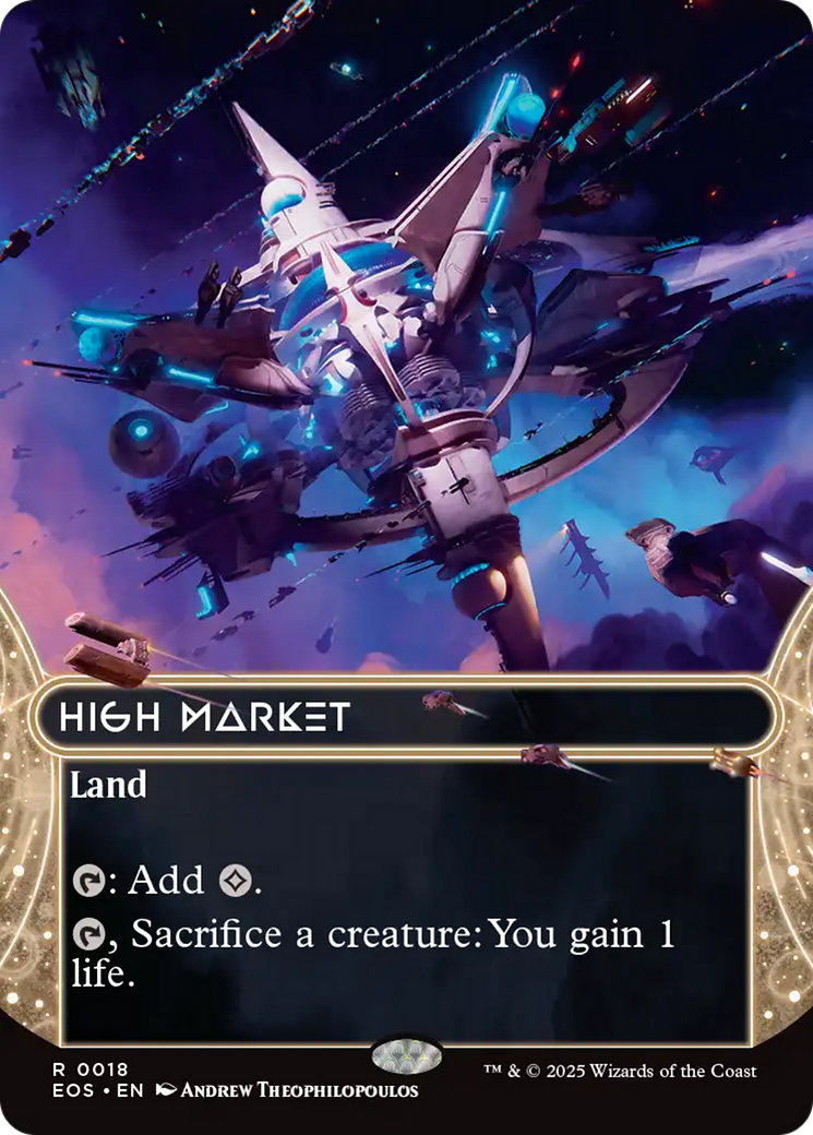 High Market (0018) (Borderless) [Edge of Eternities: Stellar Sights] | Total Play
