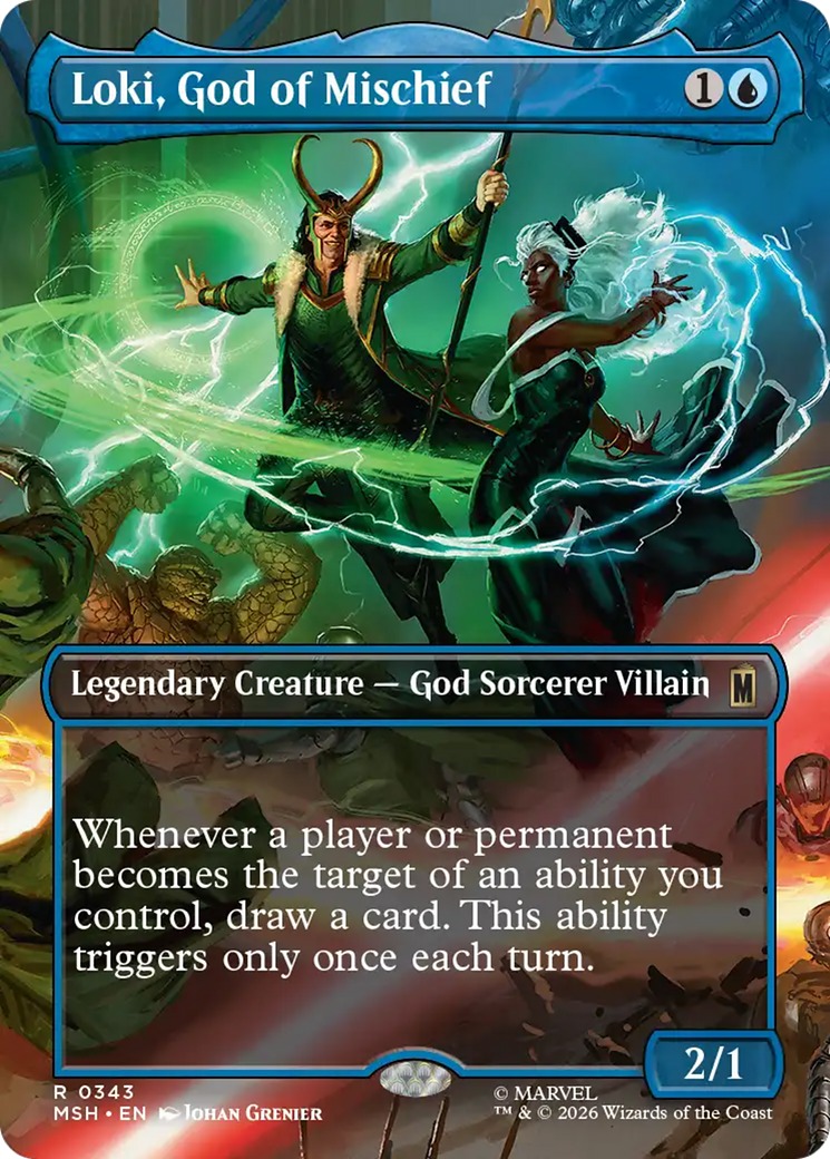 Loki, God of Mischief (Borderless) [Marvel Super Heroes] | Total Play
