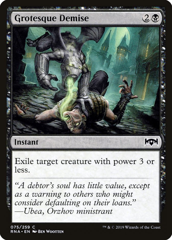 Grotesque Demise [Ravnica Allegiance] | Total Play