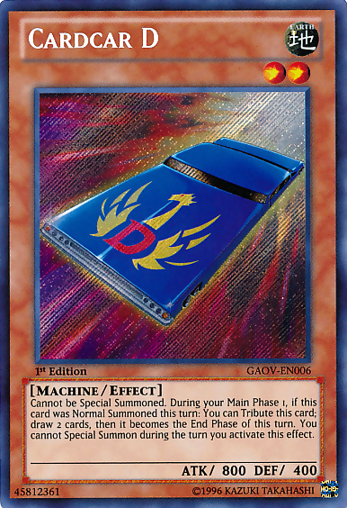 Cardcar D [GAOV-EN006] Secret Rare | Total Play